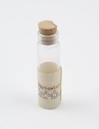 Specimen of compound derived from the constituents of natural substances belonging to F. B. Power