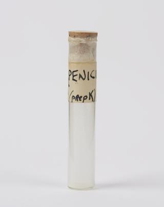 Sample of semi-synthetic penicillin, England, 1958-1960