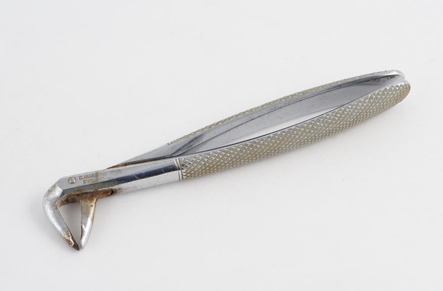 Dental forceps, No. 74, hawk's bill, for lower roots