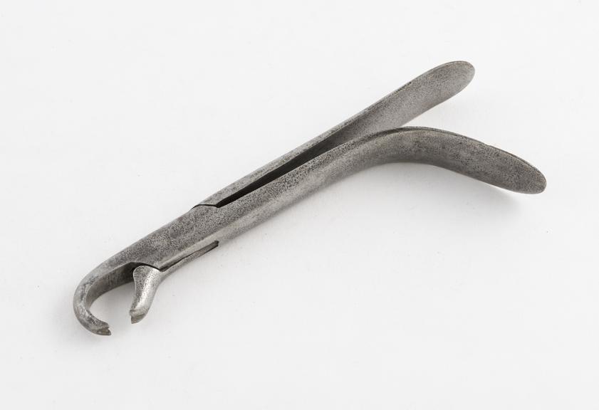 Dental forceps, parrot's beak, steel, Europe, 1730-1820