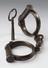 Iron handcuffs with key, 1800-1899