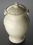 Pharmacy leech jar, neoclassical creamware