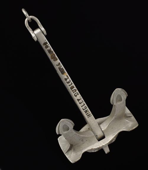 Model, of Hall's Patent anchor, invented by John Verity