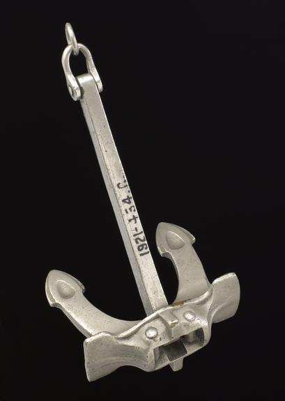 Model, of Hall's Patent anchor, invented by John Verity