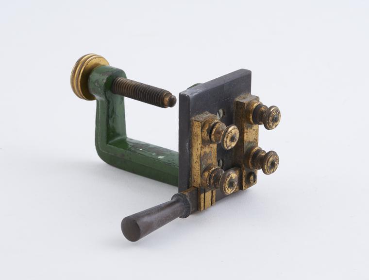 Electrical switch, one of four, for physiological use, by C.F