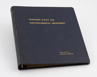 Marconi X-ray and Electro-medical Equipment folder