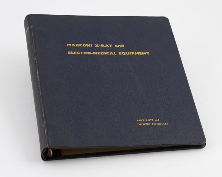 Marconi X-ray and Electro-medical Equipment folder