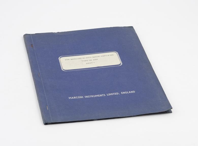 Marconi 12-inch Image Amplifier folder
