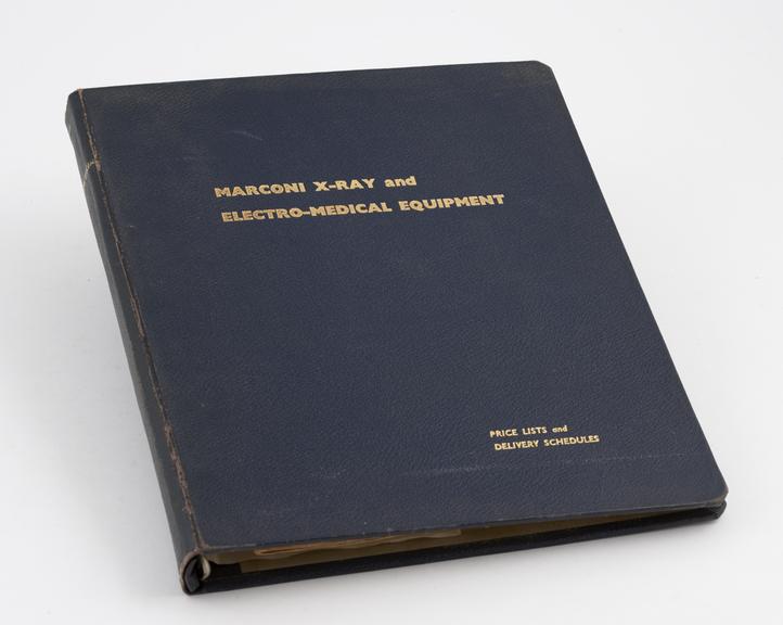 Marconi X-ray and Electro-medical Equipment folder