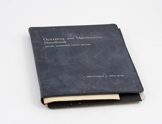 Operating and Maintenance Handbook folder