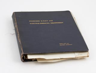 Marconi X-ray and Electro-medical Equipment folder