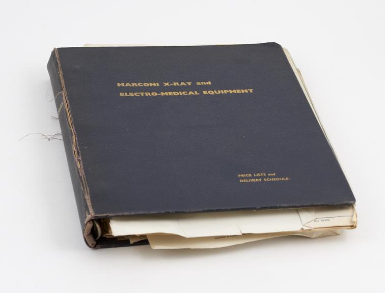 Marconi X-ray and Electro-medical Equipment folder