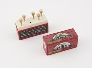 Box of "Junior Alpine" bristle brushes