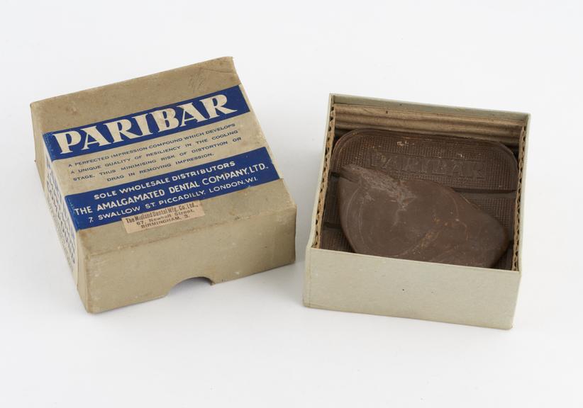 Box of Paribar impression compound