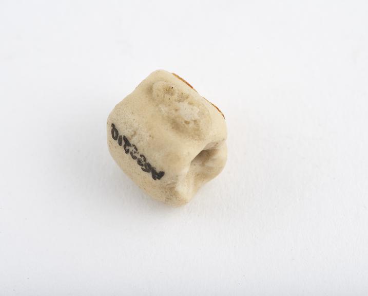 False tooth, posterior tube, porcelain, probably English