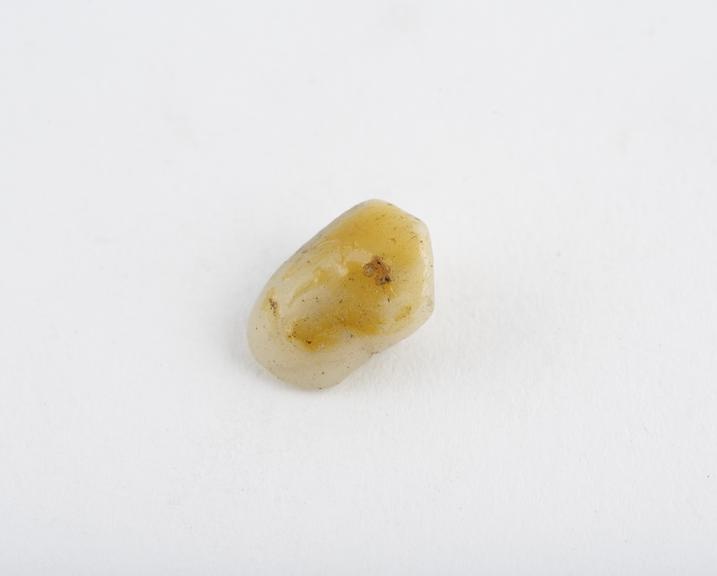 False tooth, canine, porcelain with platinum loop, English