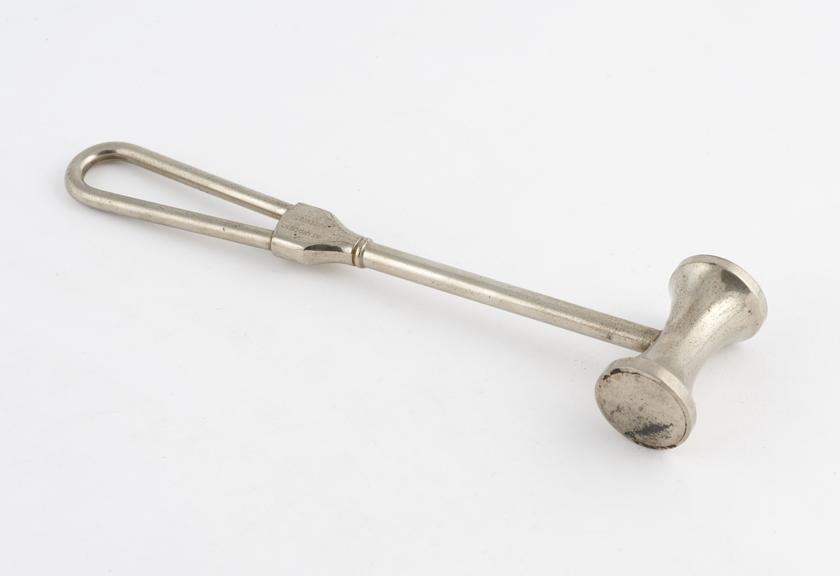 Lead filled mallet, Hajek, nickel plated steel, by Star-Dent