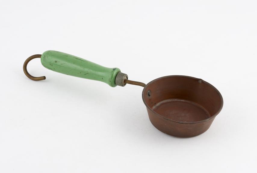 Copper melting ladle, by the Buffalo Dental Mfg. Co