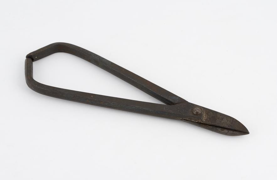 Straight plate shears, 7 steel, English, 1930-1965'