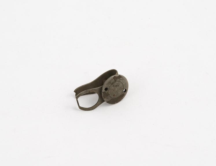 Cervix clamp, nickel plated brass and steel, by Ash, England