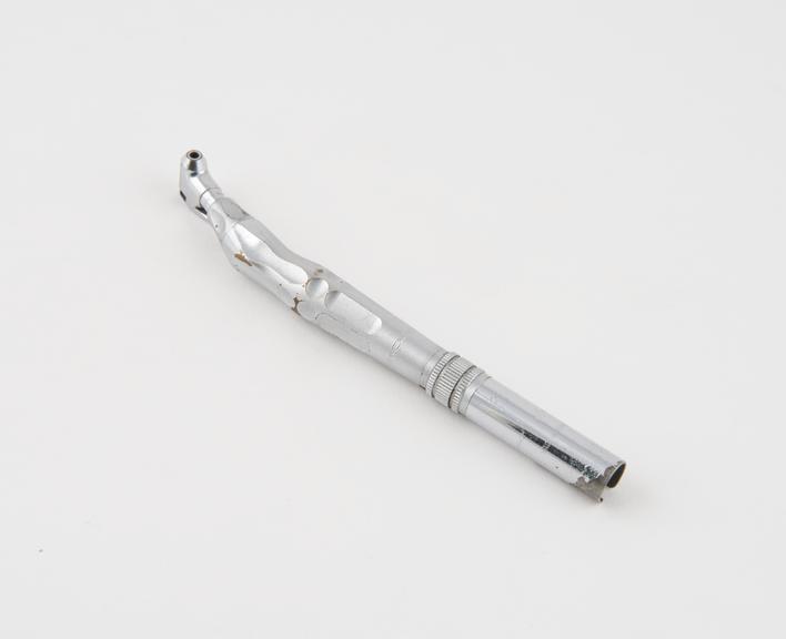 Contra angle handpiece, Stero Handform 154, chrome plated brass