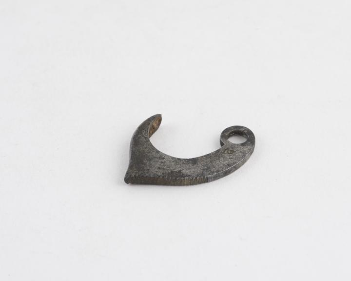 Dental key claw, Prideaux type, steel, English, 1843-1860