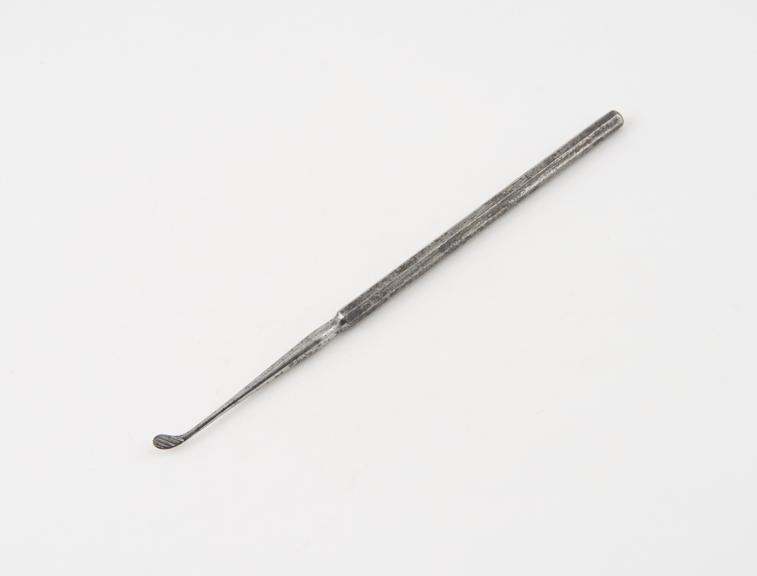 Dental plastics instrument, steel, probably English, 1880-1900