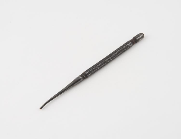 Dental descaler, steel, English, 1850-1880