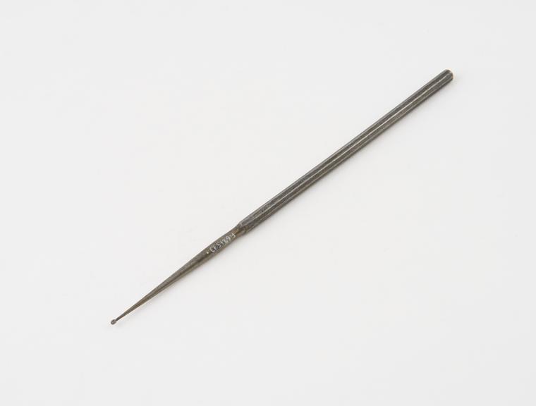 Dental hand bur, steel, by Arnold and Sons, London, 1870-1900