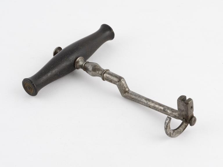 Dental key, double bend, hinged bolster, Milletts