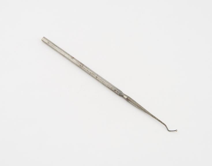 Dental excavator, nickle plated steel, possibly German