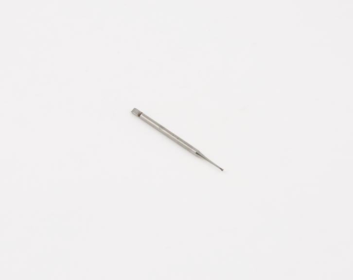 Round plain cut bur for straight handpiece, steel, by the S.S