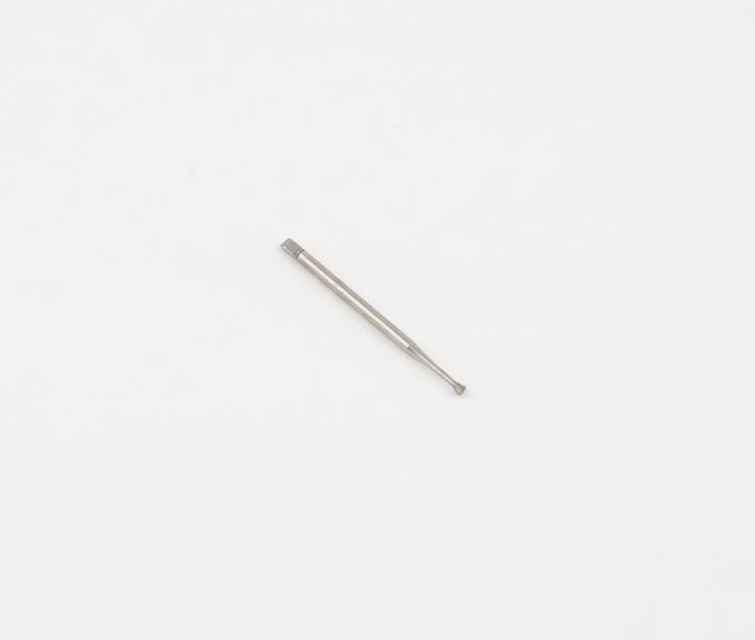 Inverted cone dental bur for straight hand piece, steel