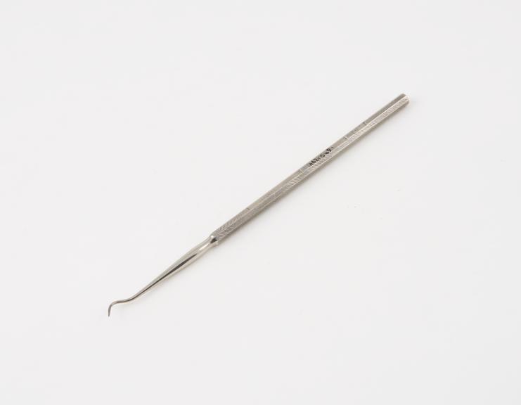 Dental probe, no. 41, nickel plated steel, USA