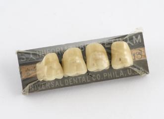 Set of 4 psterior "Nuform" tube teeth