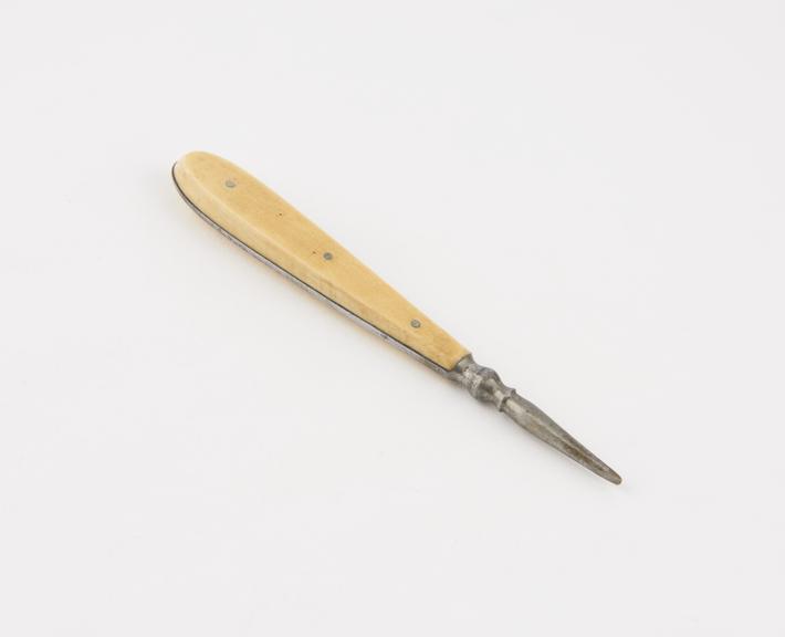 Dental enamel chisel, modified, steel