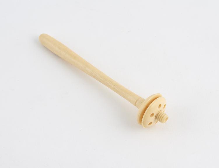 Ivory toothbrush (?), handle only, probably English, 1820-1890