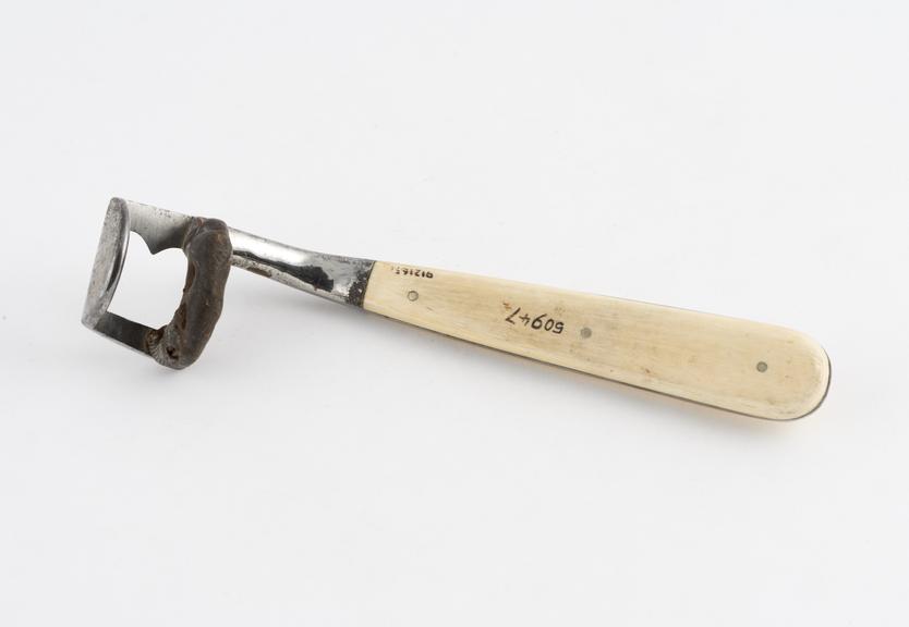 Dental instrument, probably for isolating teeth in the mouth