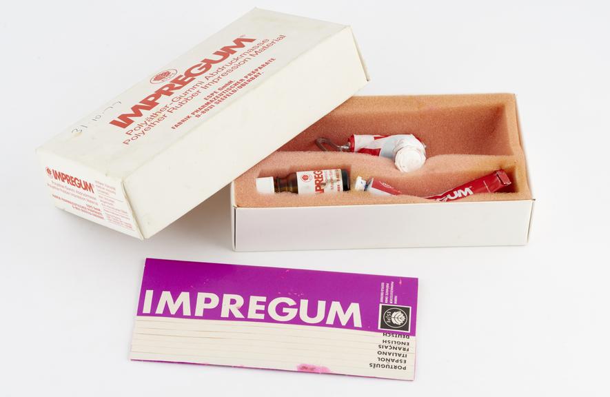 Box of Impregum' impression material, by Espe GmbH, Germany