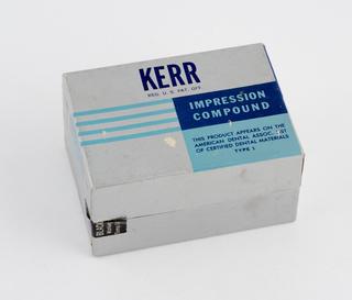 Box of Kerr Type 1 black impression compound