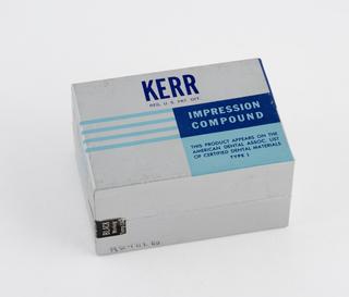 Box of Kerr Type 1 black impression compound