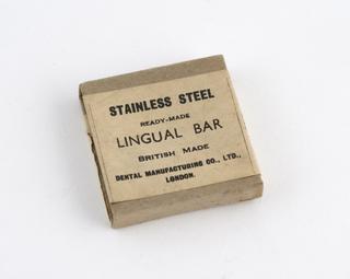 ready made dental lingual bars