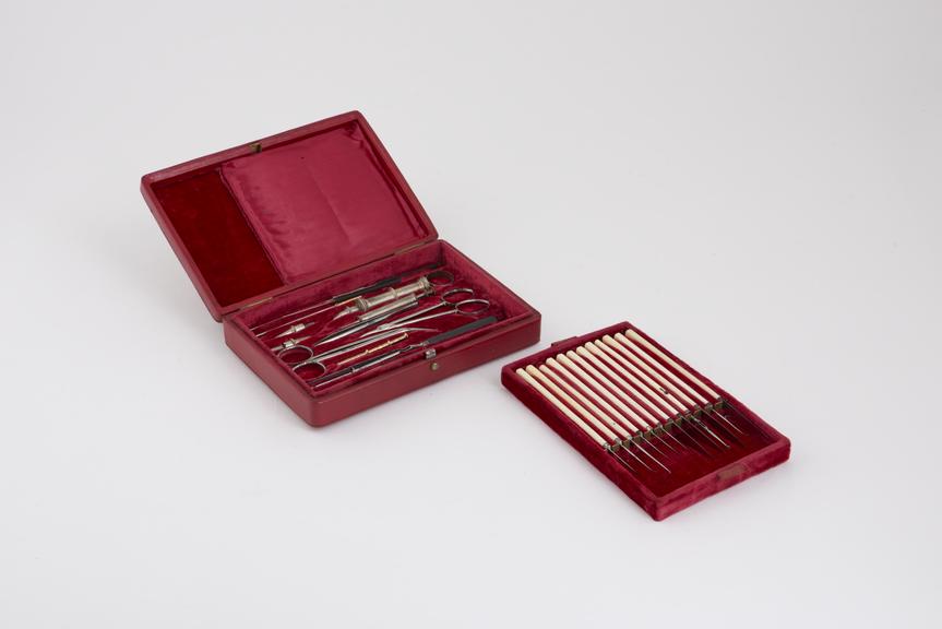 Set of ophthalmic instruments, incomplete, by Pepys, England