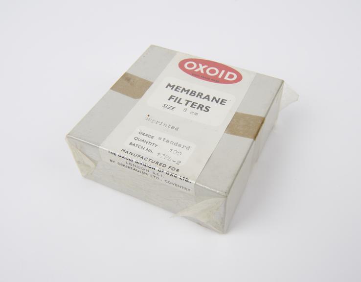 Oxoid Reagents & Filters: Membrane filters 8cm, 100