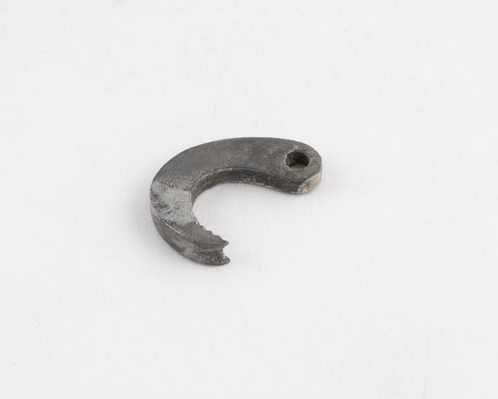 Dental key claw, steel, probably English, 1801-1860