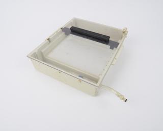 Electrophoresis chamber, part of Model 362 Gene Scanner, United States, 1989