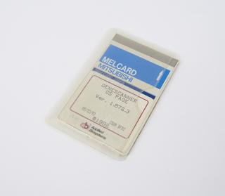 Melcard Mitsubishi RAM card, from Model 362 Gene Scanner, United States, 1989