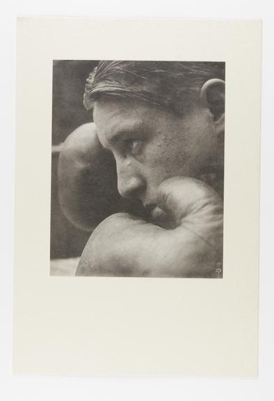 Oil print mounted on card, by Pierre Dubreuil