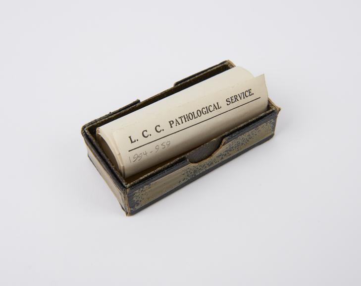 Small roll of L.C.C. Pathological Service Labels