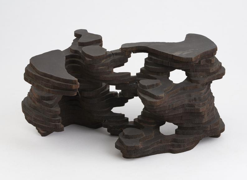 Model of muscle thick filament showing crossbridges